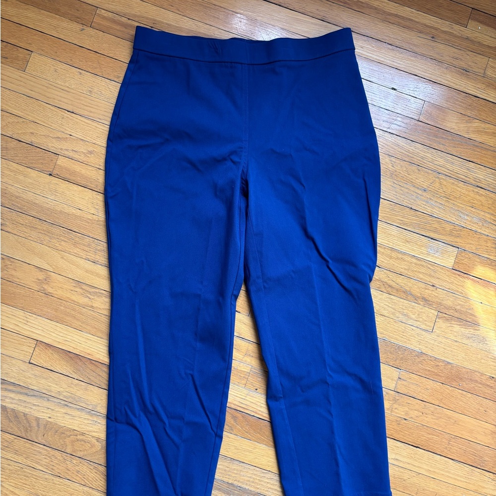 Women's Cropped Blue Pants